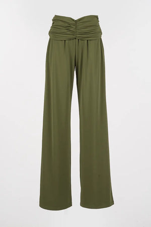 TWINSET | Pantaloni a palazzo con drappeggio