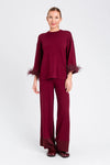 TWINSET | Pantaloni ampi in maglia