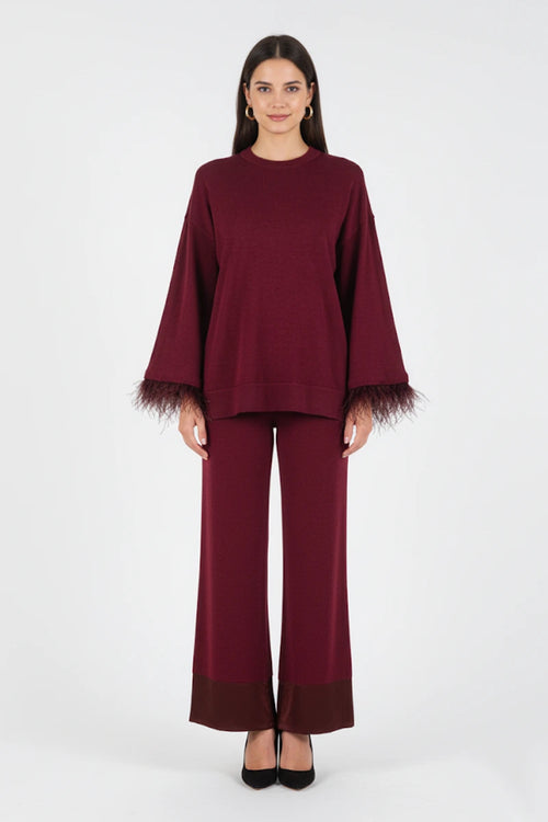 TWINSET | Pantaloni ampi in maglia
