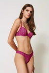 TWINSET | Bikini push up e slip laccetti traforato