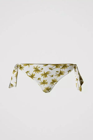 TWINSET | Bikini triangolo e slip con fiocchi con stampa