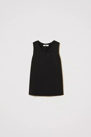 TWINSET | Top halter con drappeggio