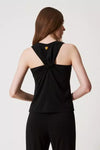 TWINSET | Top halter con drappeggio