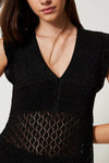 TWINSET | Maglia in filato lurex con volant