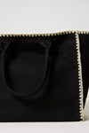 TWINSET | Borsa shopper in canvas con ricamo