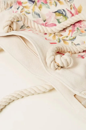 TWINSET | Borsa shopper in canvas stampato