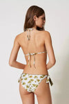 TWINSET | Bikini triangolo e slip con fiocchi con stampa
