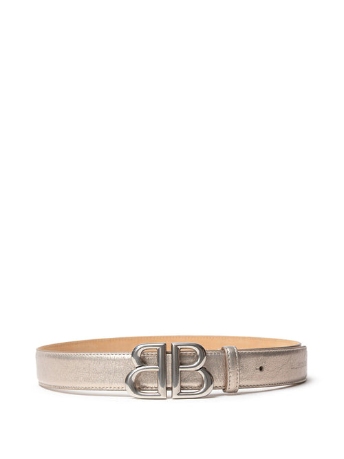 Balenciaga Cintura Monaco Color Metal Platino da donna