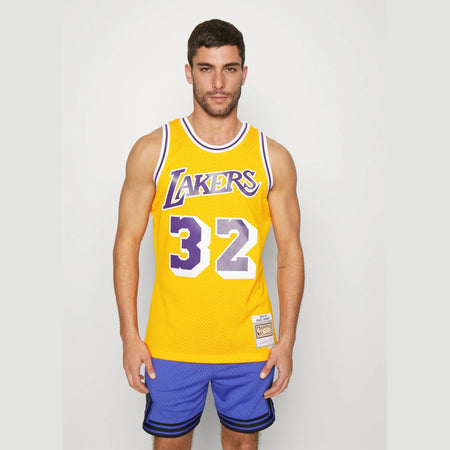 Tank Top Mitchell & Ness Swingman Jersey LA Lakers '84 Magic Jhonson gold