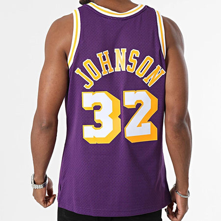 Tank Top Mitchell & Ness Swingman Jersey LA Lakers '84 Johnson purple