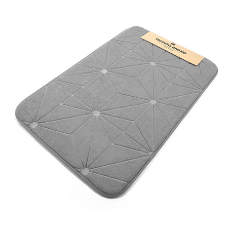 Tappeto da Bagno antiscivolo in Memory Foam assorbente 45 x 75 cm