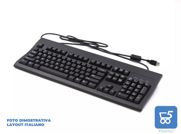 Tastiera WYSE KU-8933 Layout ITALIANO QWERTY USB con Porta PS/2 e Tastierino Numerico