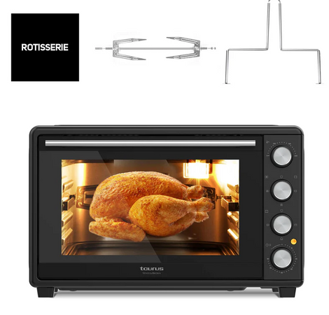 Taurus horizon 45 forno elettrico ventilato 45 litri, 2000w, 230c, con timer