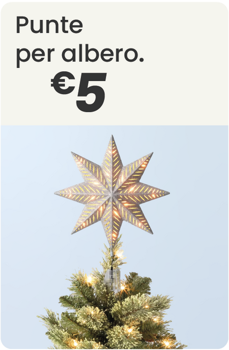 Punte albero di Natale
