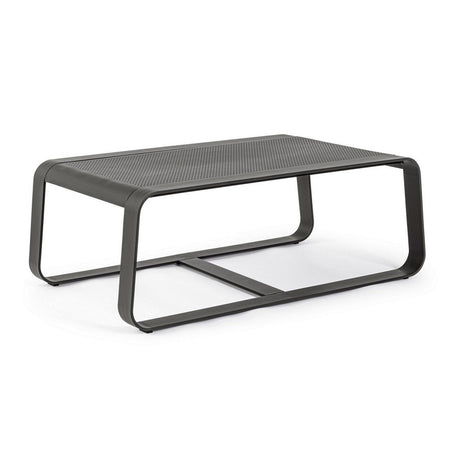 Salottino con cuscini "Merrigan" in alluminio verniciato da giardino e veranda