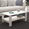 Tavolino da Salotto Moderno in Legno 100x41 H55cm