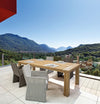 Tavolo Bounty fisso in legno di Teak Riciclato da giardino 240 x 100 cm