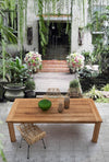 Tavolo Bounty fisso in legno di Teak Riciclato da giardino 240 x 100 cm