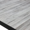 Tavolo Mykonos in alluminio e Gres porcellanato per esterno 200x100