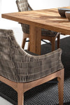 Tavolo allungabile Bounty in legno di Teak Riciclato da giardino 180/250 x 100 cm