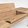 Tavolo allungabile Bounty in legno di Teak Riciclato da giardino 180/250 x 100 cm