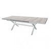Tavolo allungabile Zante in alluminio e Gres porcellanato per esterno 205\260 x 105 cm