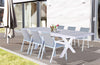 Tavolo allungabile Zante in alluminio e Gres porcellanato per esterno 205\260 x 105 cm
