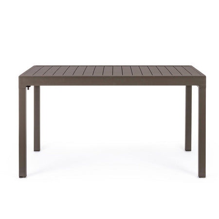 Tavolo allungabile "Samoa" in alluminio dogato da esterno per giardino e veranda