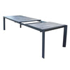 Tavolo allungabile Bahamas in alluminio e Gres porcellanato per esterno 175\235x100