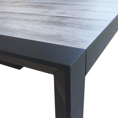 Tavolo allungabile "Bahamas" in alluminio e Gres porcellanato per esterno 175\235x100