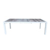Tavolo allungabile Bahamas in alluminio e Gres porcellanato per esterno 175\235x100