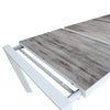 Tavolo allungabile Bahamas in alluminio e Gres porcellanato per esterno 175\235x100