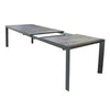 Tavolo allungabile Bahamas in alluminio e Gres porcellanato per esterno 175\235x100