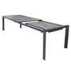 Tavolo allungabile Bahamas in alluminio e Gres porcellanato per esterno 175\235x100