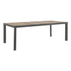 Tavolo allungabile Bahamas in alluminio e Gres porcellanato per esterno 175\235x100