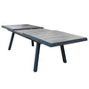 Tavolo allungabile Cayman in alluminio e Gres porcellanato per esterno 205\265 x 105 cm