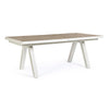 Tavolo allungabile Cayman in alluminio e Gres porcellanato per esterno 205\265 x 105 cm