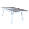 Tavolo allungabile Cayman in alluminio e Gres porcellanato per esterno 205\265 x 105 cm
