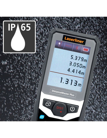 Telemetro laser LASERLINER 080.983A - DistanceMaster Plus 100 m