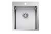 Telma sr3900 lavello a 1 vasca per installazione slim/filotop in acciaio inox 39x51 cm maki mix-r