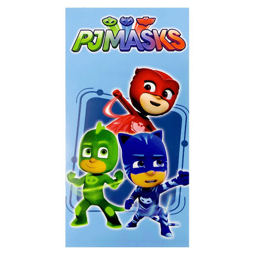 Telo Mare Super Pigiamini PJ Mask 70x140 cm - Passarelli Biancheria