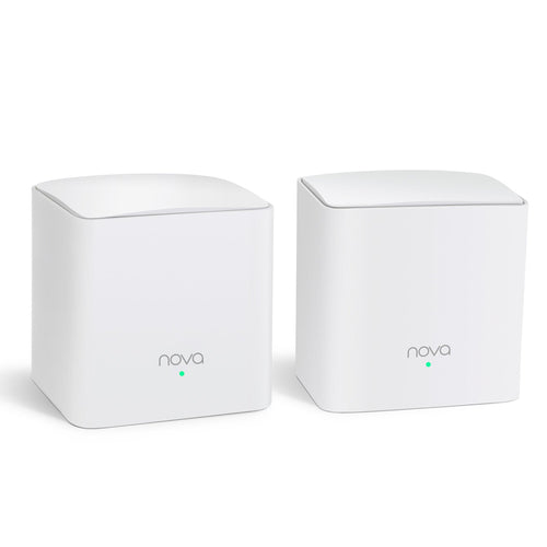 Tenda MESH WIFI nova MW5G 2pack - 5GHz 867Mbps- 2.4GHz 300Mbps- 2P LAN Giga- BF & MU-MIMO