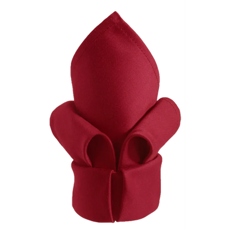 Tessitura Randi Confezione 12 Tovaglioli Panama Tinta Unita Rosso 2411S40