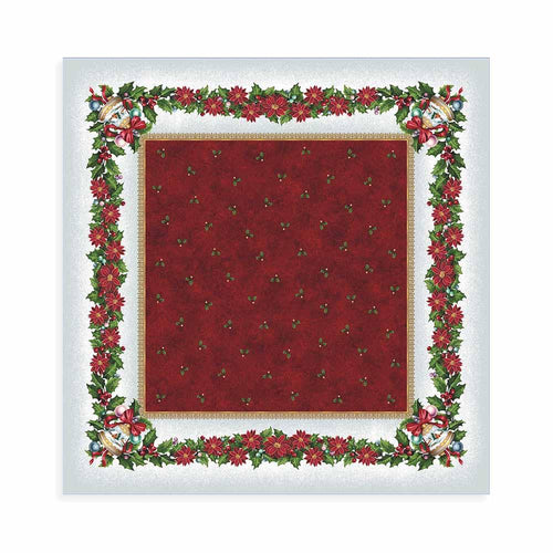 Tessitura di Arconate Copri Tavola in Gobelin 140x240 Bells S37 - Passarelli Biancheria