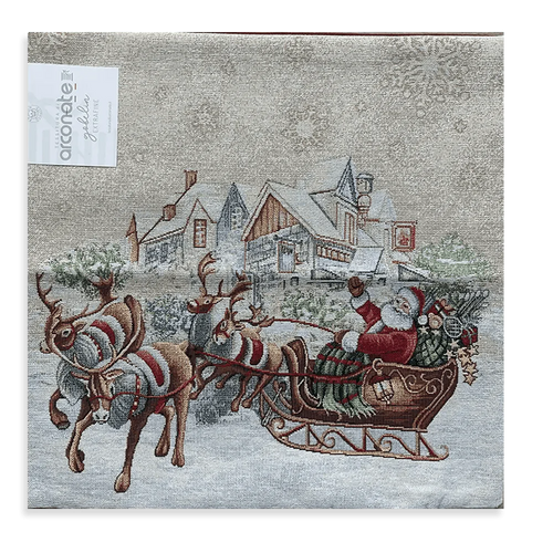 Tessitura di Arconate Cuscino Arredo Natalizio in Gobelin S56 - Vari Disegni - Passarelli Biancheria
