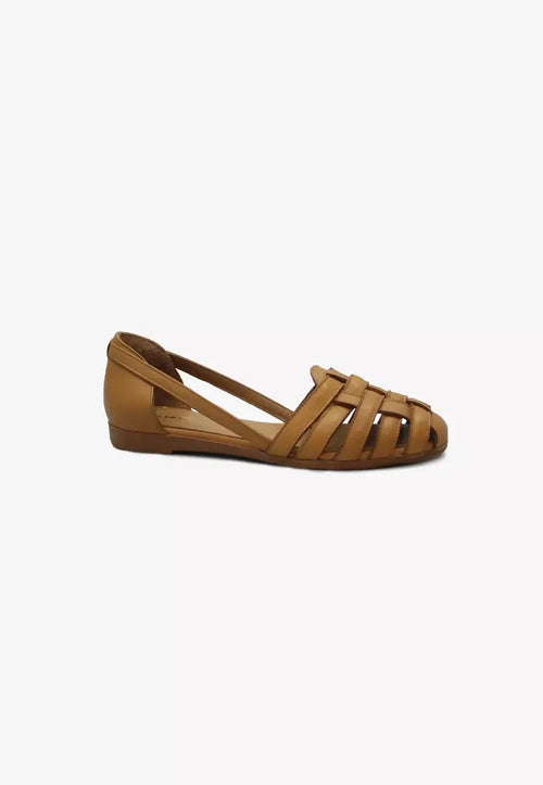 Frau Donna ballerina ragnetto in pelle