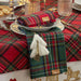THUN® Set 2 Strofinacci + Tag 50x70 cm Thunland Tartan Red/Green 2510S15