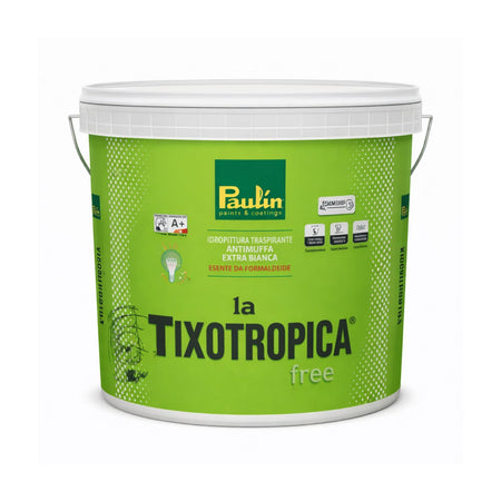Tixotropica Free Idropittura murale Traspirante ad Alta Copertura per Interni