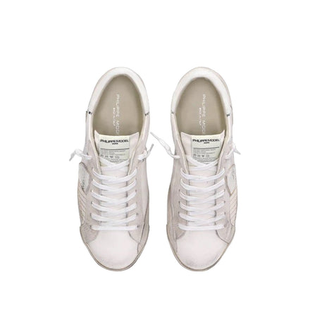 Philippe Model sneaker uomo philippe model - prsx low man - bianco da uomo