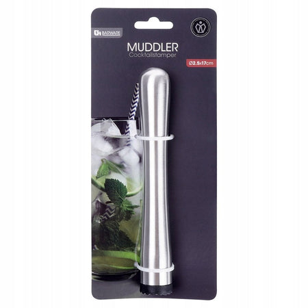 Pestello in acciaio inox da bar per cocktail h 17,5 cm